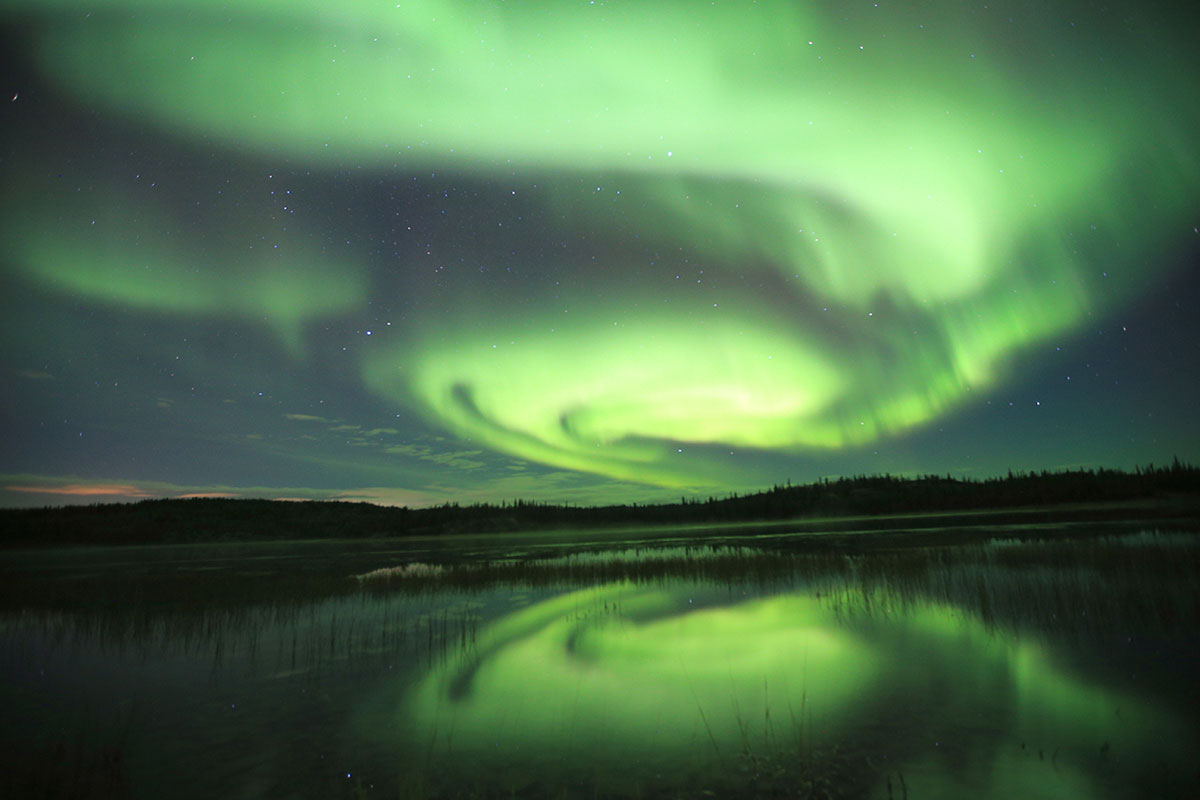 Catch Northwest Territories’ most spectacular nightly light show the